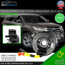 Load image into Gallery viewer, For Toyota Highlander Clock Spring 2014-2019 89245-02080 2.7 3.5L Cruise Control