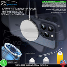 Load image into Gallery viewer, For iPhone 15 Pro Case 14 Max Frosted Mag Safe Shockproof Camera Cover 13 12 11