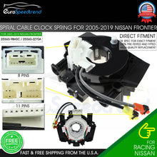 Load image into Gallery viewer, Spiral Cable Clock Spring for Nissan Frontier 4.0L 2005-2019 25560-9BH0C 2.5L