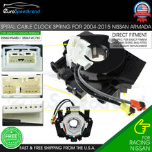 Load image into Gallery viewer, Spiral Cable Clock Spring for Nissan Armada 2004-2015 25560-9GA8D Steering Wheel