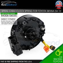 Load image into Gallery viewer, Spiral Cable Clock Spring Fit Toyota Sienna 2004-2010 V6 3.3L 3.5L 84306-06030