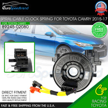 Load image into Gallery viewer, Clock Spring For Toyota Camry 2015-2017 OE# 89245-02080 P09 02220 2.5 & 3.5L
