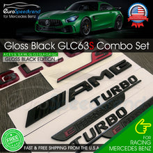 Load image into Gallery viewer, AMG GLC63S SUV TURBO E PERFORMANCE Star Emblem BLACK Combo For Mercedes Benz X254 2025+