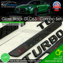 Load image into Gallery viewer, AMG GLC63S SUV TURBO E PERFORMANCE Star Emblem BLACK Combo For Mercedes Benz X254 2025+