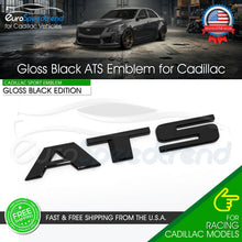 Load image into Gallery viewer, ATS Rear Trunk Emblem For Cadillac Decklid Letter Badge Nameplate Sport Black