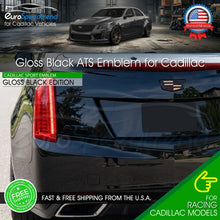 Load image into Gallery viewer, ATS Rear Trunk Emblem For Cadillac Decklid Letter Badge Nameplate Sport Black