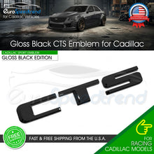 Load image into Gallery viewer, CTS Rear Trunk Decklid Emblem Letter Badge For Cadillac V Nameplate Sport Black