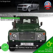 Load image into Gallery viewer, Classic Front Grille Emblem Metal Badge For Land Rover Defender 1992-2006