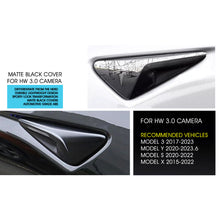 Load image into Gallery viewer, Matte Black HW 3.0 Side Camera Trim Protect Cover Accessories for Tesla Model 3 Y S X