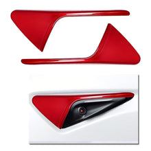 Load image into Gallery viewer, Gloss Red Side HW 3.0 Camera Trim Protection Cover Accessories for Tesla Model 3 Y S X