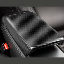 Load image into Gallery viewer, Carbon Fiber Look Center Console Armrest Box Cover Accessories Tesla Model 3 & Y
