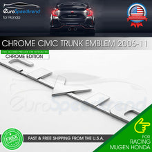 Load image into Gallery viewer, Chrome CIVIC Letter Emblem For Honda 06-11 Rear Trunk Sport Badge