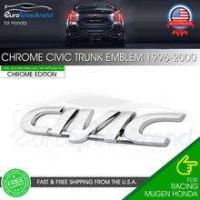 Load image into Gallery viewer, For Honda CIVIC Chrome 1996-2000 Letter Emblem Rear Trunk Lid Sport Badge