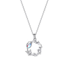 Load image into Gallery viewer, Tulip Moonstone Necklace 925 Sterling Silver, June Birthstone