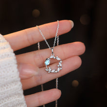 Load image into Gallery viewer, Tulip Moonstone Necklace 925 Sterling Silver, June Birthstone