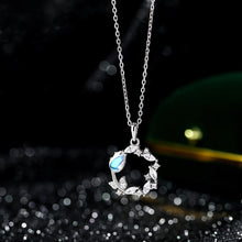 Load image into Gallery viewer, Tulip Moonstone Necklace 925 Sterling Silver, June Birthstone