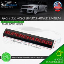 Load image into Gallery viewer, For Range Rover Supercharged Black Red Letter Emblem Sport Liftgate Logo Badge