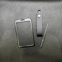 Load image into Gallery viewer, Black Aluminum Key Card Holder & Protector Strap Accessories Tesla Model 3 Y S X