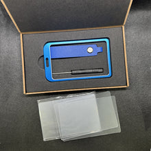 Load image into Gallery viewer, Blue Aluminum Key Card Holder & Protector Strap Accessories Tesla Model 3 Y S X