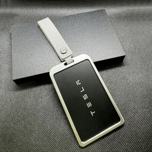 Load image into Gallery viewer, Silver Aluminum Key Card Holder Protector Strap Accessories Tesla Model 3 Y S X