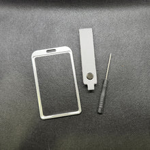 Load image into Gallery viewer, Silver Aluminum Key Card Holder Protector Strap Accessories Tesla Model 3 Y S X