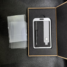 Load image into Gallery viewer, Silver Aluminum Key Card Holder Protector Strap Accessories Tesla Model 3 Y S X