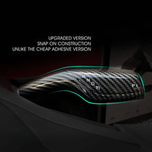 Load image into Gallery viewer, Gloss Carbon Gear Shift Wiper Lever Cover Trim Accessories For Tesla Model 3 Y 2017-2024