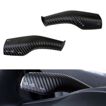 Load image into Gallery viewer, Matte Carbon Gear Shift Wiper Lever Cover Trim Accessories For Tesla Model 3 Y 2017-2024
