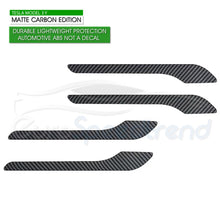 Load image into Gallery viewer, Matte Carbon Fiber Style Side Door Handle Cover Accessories For Tesla Model 3 Y
