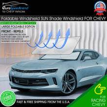 Load image into Gallery viewer, For 2010-2023 Chevy Camaro Coupe Foldable Sunshade Front Windshield Cover UV