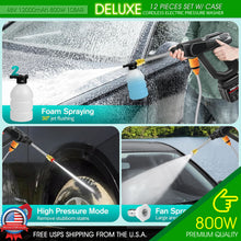 Load image into Gallery viewer, Cordless Electric High Pressure Water Spray Gun Car Washer Portable Cleaner Tool