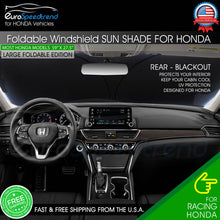Load image into Gallery viewer, For Honda Large Windshield Sun Shade Front Cover UV Visor Sunshade Foldable