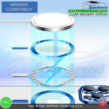 Load image into Gallery viewer, Mag Safe Case For iPhone 11 Pro Max Clear TPU with Camera Lens Cover Shockproof