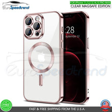 Load image into Gallery viewer, Mag Safe Case For iPhone 11 Pro Max Clear TPU with Camera Lens Cover Shockproof