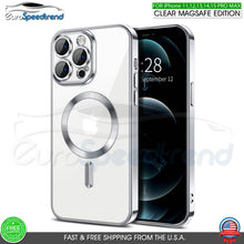 Load image into Gallery viewer, Mag Safe Case For iPhone 11 Pro Max Clear TPU with Camera Lens Cover Shockproof