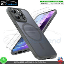 Load image into Gallery viewer, MagSafe Shockproof Frosted Case Cover For iPhone 14 15 Pro Max Plus Camera Cover