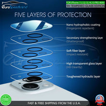 Load image into Gallery viewer, For iPhone 15 14 13 12 11 Pro Max Tempered Glass Screen Camera Protector 9H