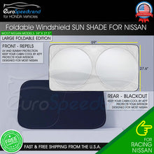Load image into Gallery viewer, For Nissan Large Foldable Sunshade Visor Front Windshield Cover UV Protection