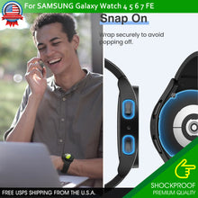 Load image into Gallery viewer, Samsung Galaxy Watch 40/44 4 5 6 7 FE Full Protector Tempered Glass Screen Cover