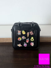 Load image into Gallery viewer, Versatile Ita Bag Square 3-Way ITA Crossbody Bag - Customizable Stylish Unique