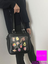 Load image into Gallery viewer, Versatile Ita Bag Square 3-Way ITA Crossbody Bag - Customizable Stylish Unique