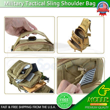 Load image into Gallery viewer, Tactical Sling Bag Military Outdoor MOLLE Crossbody Shoulder Backpack Chest Pack