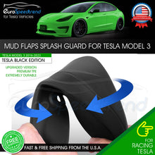 Load image into Gallery viewer, Mud Flaps Splash Guard for Tesla Model 3 All Weather Winter Sediment Protection