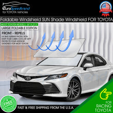 Load image into Gallery viewer, For Toyota Large Foldable Sunshade Visor Front Windshield Cover UV Protection