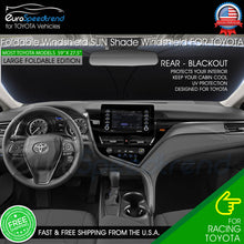 Load image into Gallery viewer, For Toyota Large Foldable Sunshade Visor Front Windshield Cover UV Protection
