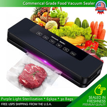 Load image into Gallery viewer, Commercial Vacuum Sealer Machine Seal a Meal Food Saver System With 30 Free Bags