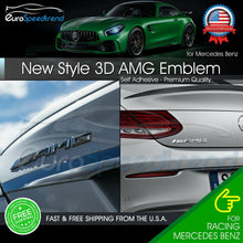 Load image into Gallery viewer, Chrome AMG Trunk Emblem Rear OEM 3D Badge 2015+ Mercedes Benz A C E S CL SL CL G