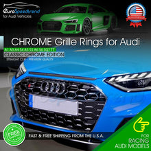 Load image into Gallery viewer, Audi Front Rings Chrome Grille Emblem Badge A1 A3 A4 A5 S5 A6 S6 TT 8K0853605
