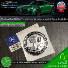 Load image into Gallery viewer, AMG Affalterbach Metal Emblem 3D Quarterpanel Side Trunk Badge Benz W205 S63