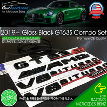 Load image into Gallery viewer, AMG GT63S Star Emblem V8 BiTurbo 4Matic+ Combo Set 3D Badge Mercedes Benz X290